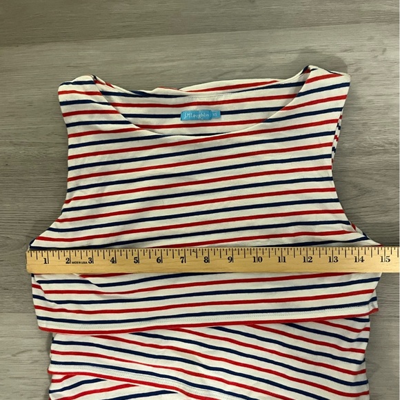 J. McLaughlin Red White and Blue Striped Dress - Picture 3 of 7